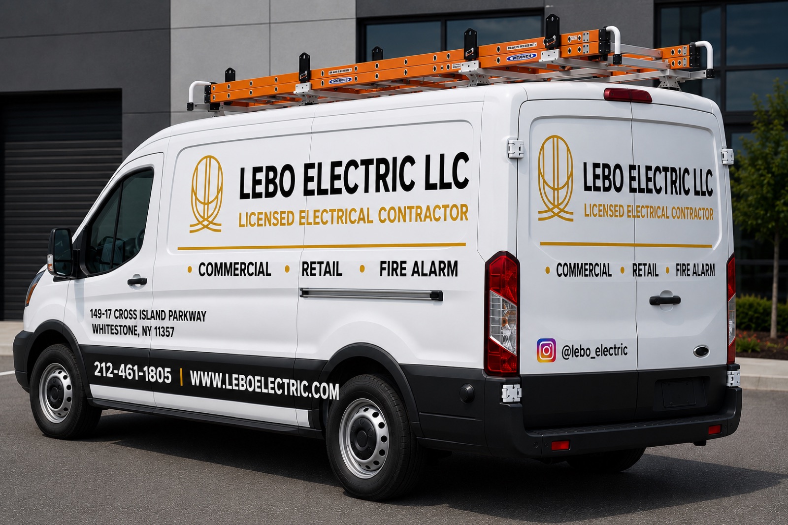 Lebo Electric service van — Commercial, Retail, Fire Alarm